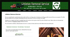 Desktop Screenshot of littletonremovalservice.com